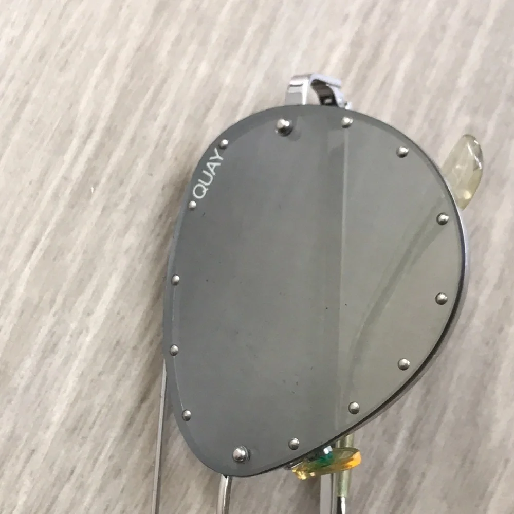 OFFERS WELCOMED - Quay Australia Roxanne Aviator Mirrored Sunglasses Lens Cat 3